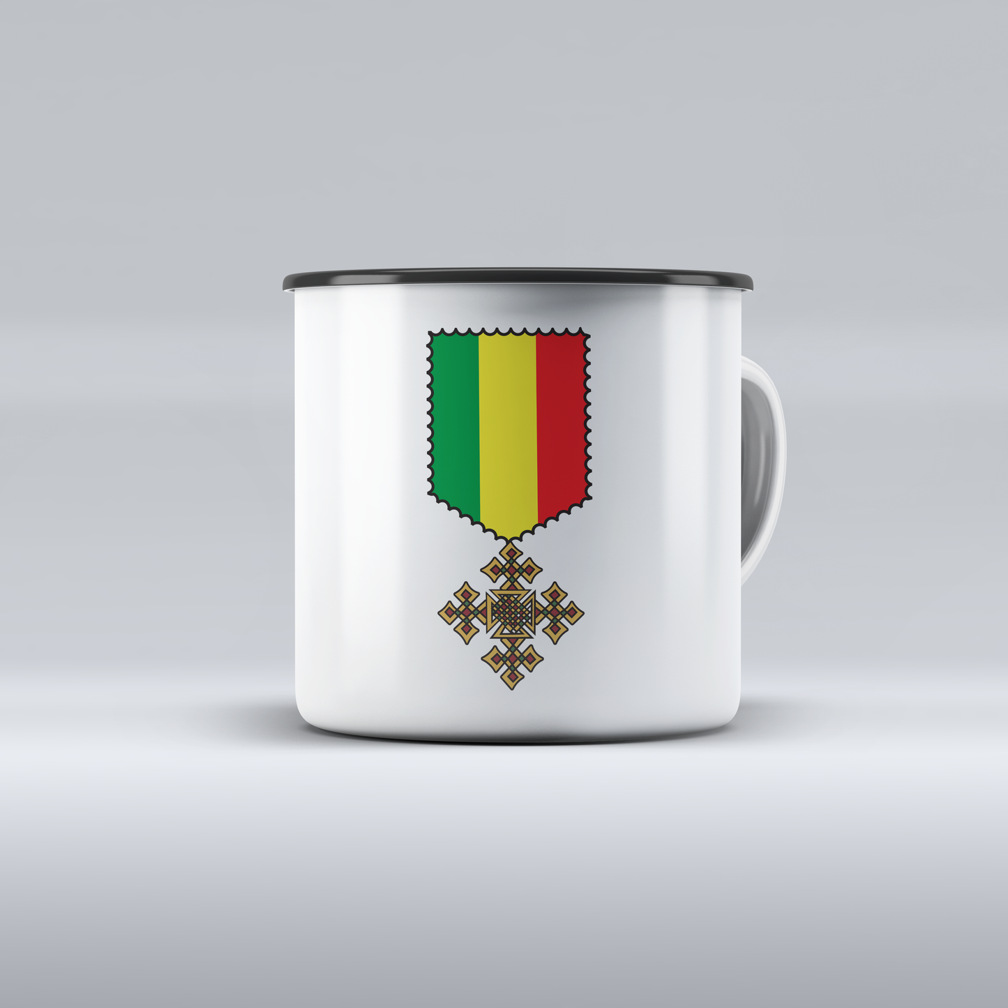 Orthodox Cross Enamel 12 oz Mugs