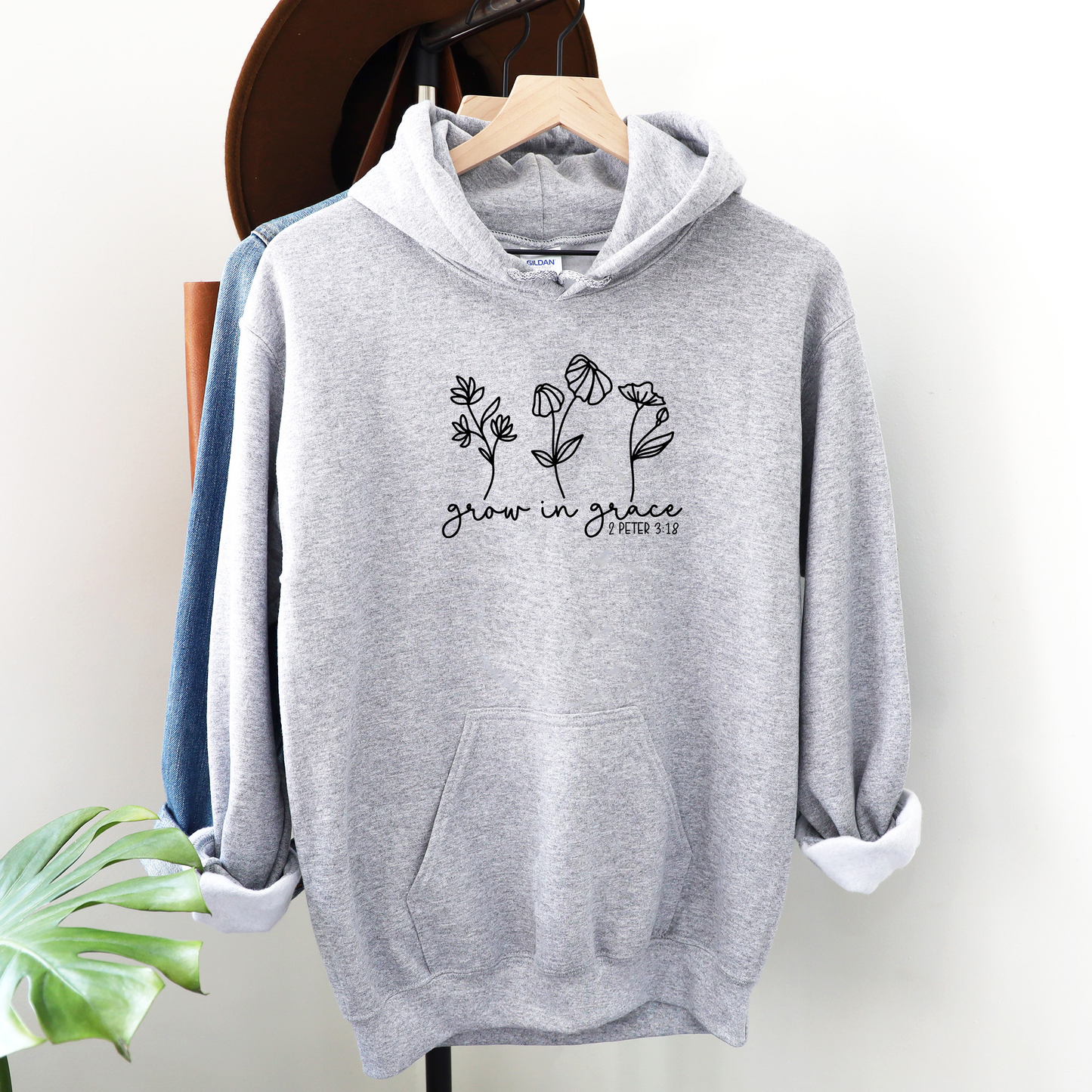 Grow in grace Hoodies