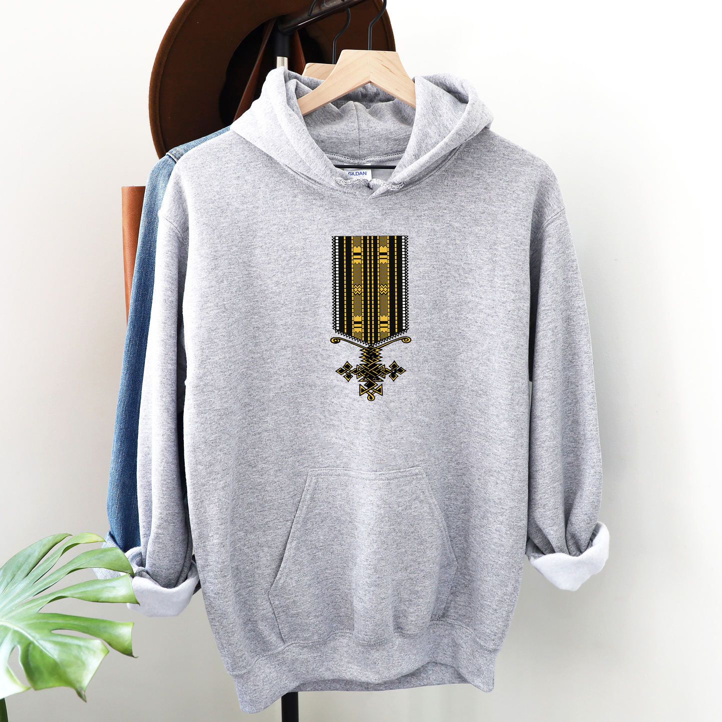 Ethiopian Stylish Cross Hoodie