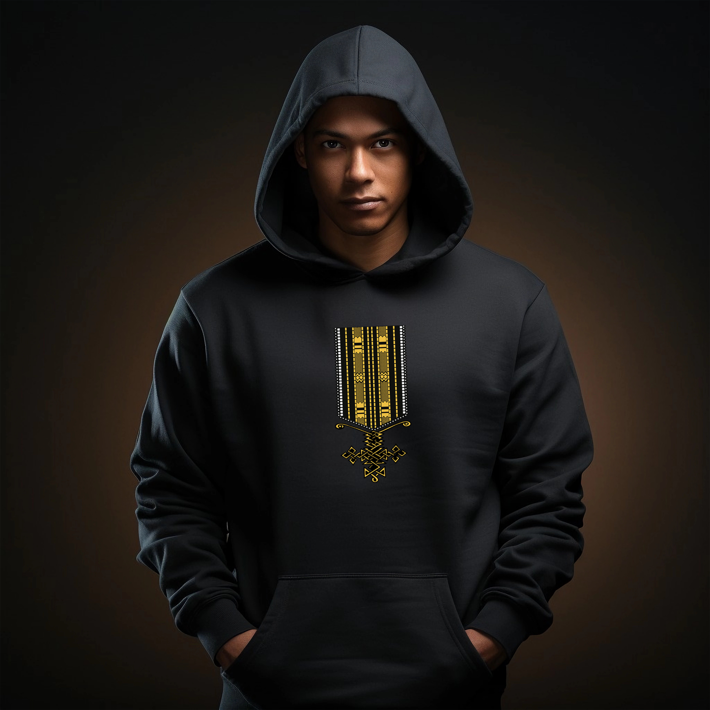 Ethiopian Stylish Cross Hoodie