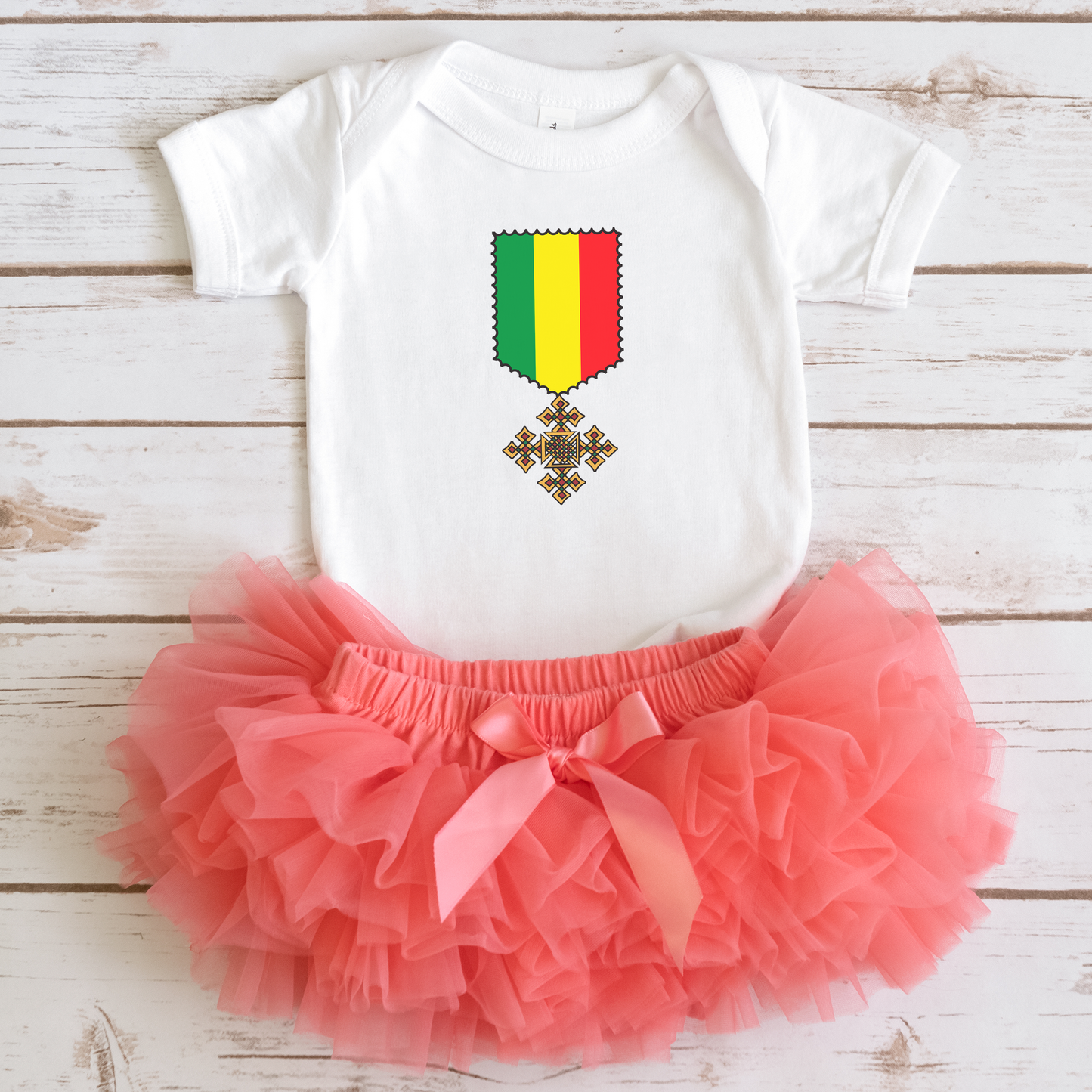 Ethiopian Orthodox Cross infant - Baby Onesies