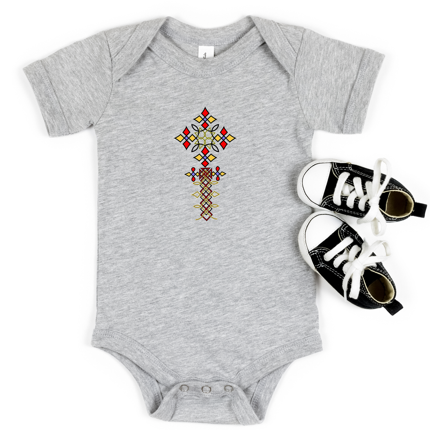 Ethiopian Cross infant - Baby Onesies