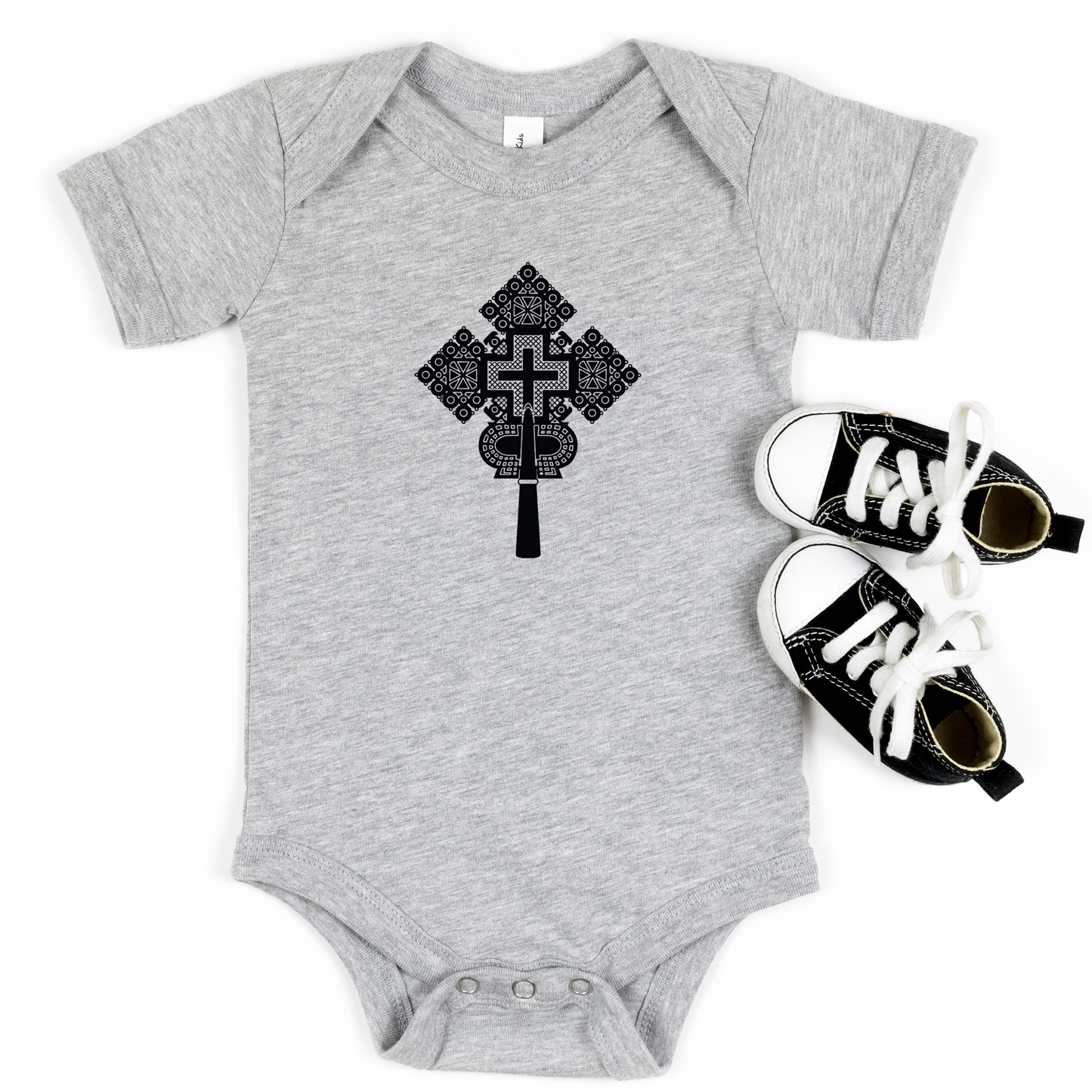 Cross Ethiopian infant - Baby Onesies