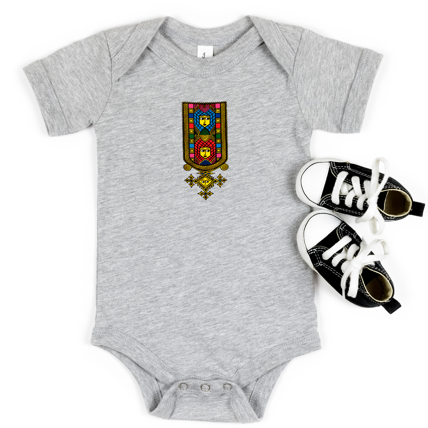 Ethiopian Cross infant - Baby Onesies