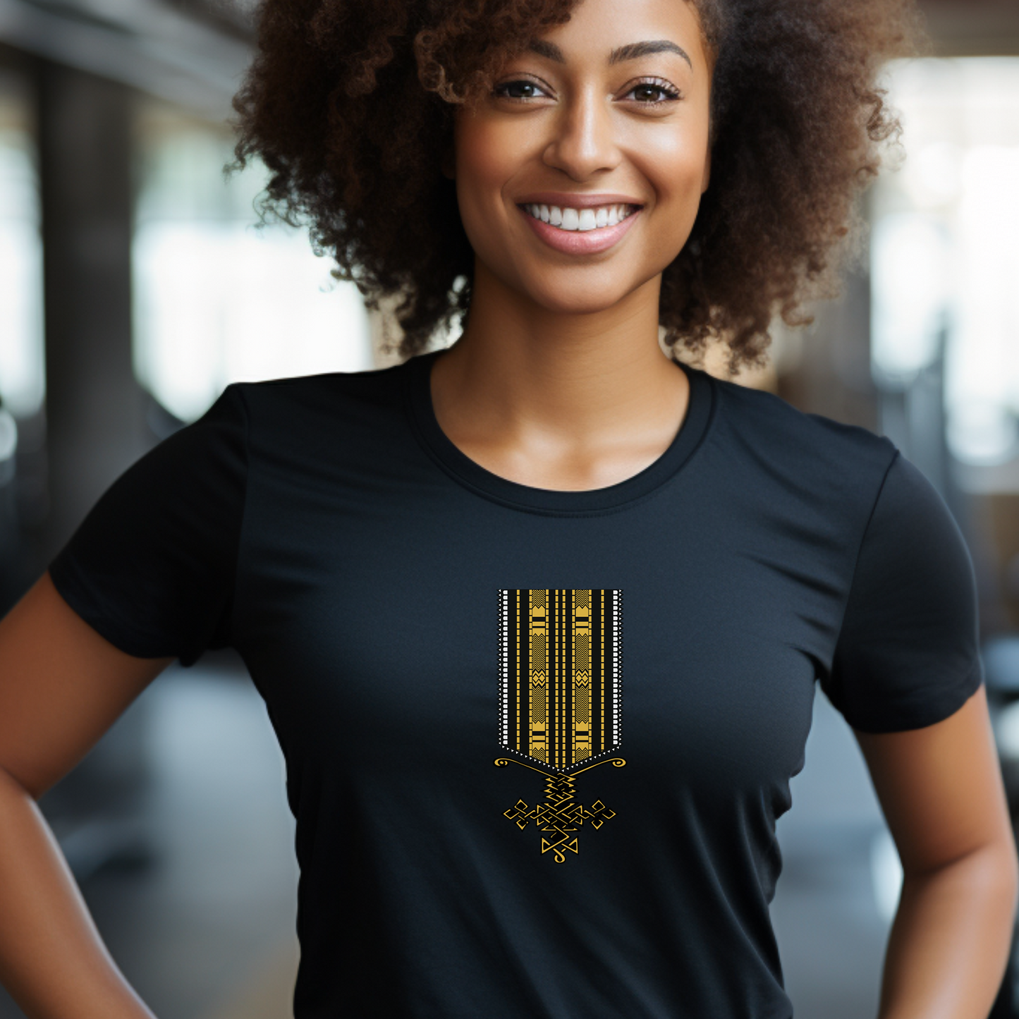 Ethiopian Stylish Cross unisex T-Shirt