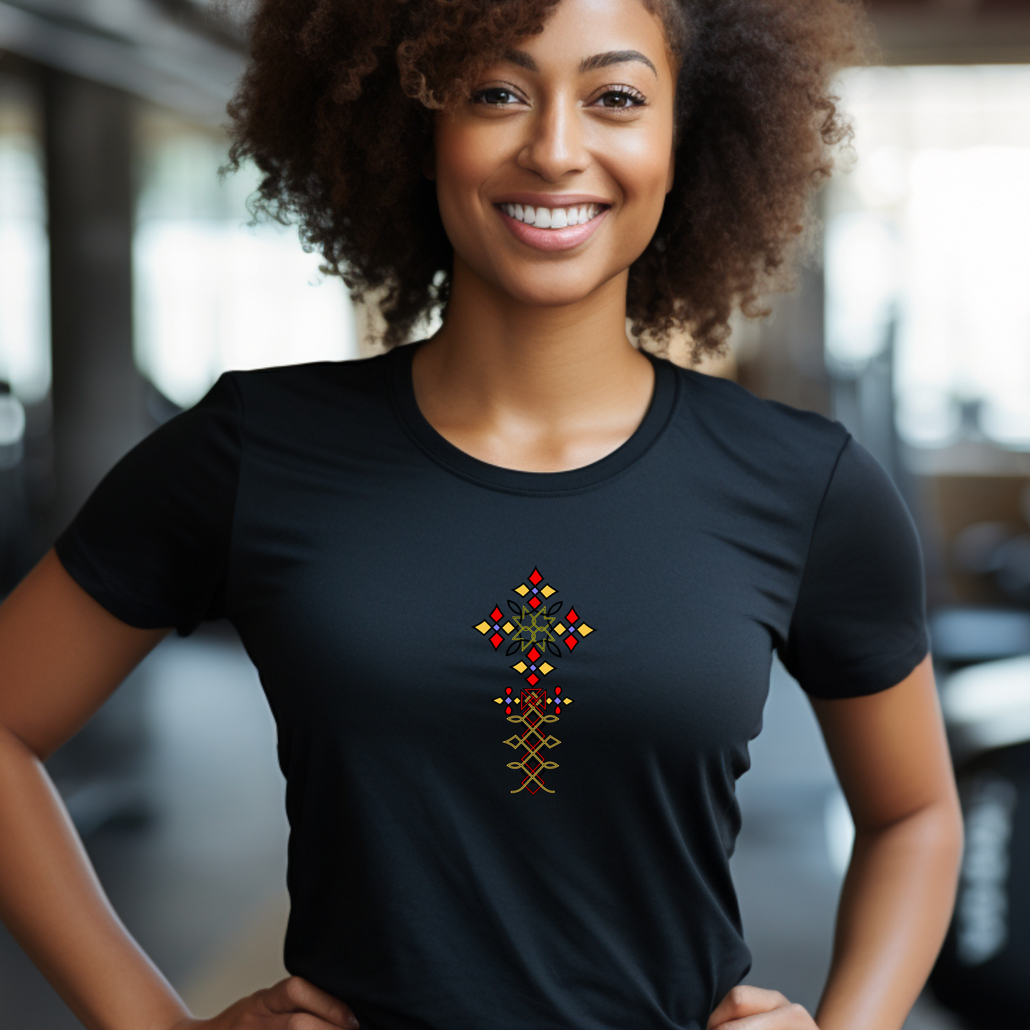 Ethiopian Eritrean Cross 2 unisex T-Shirt