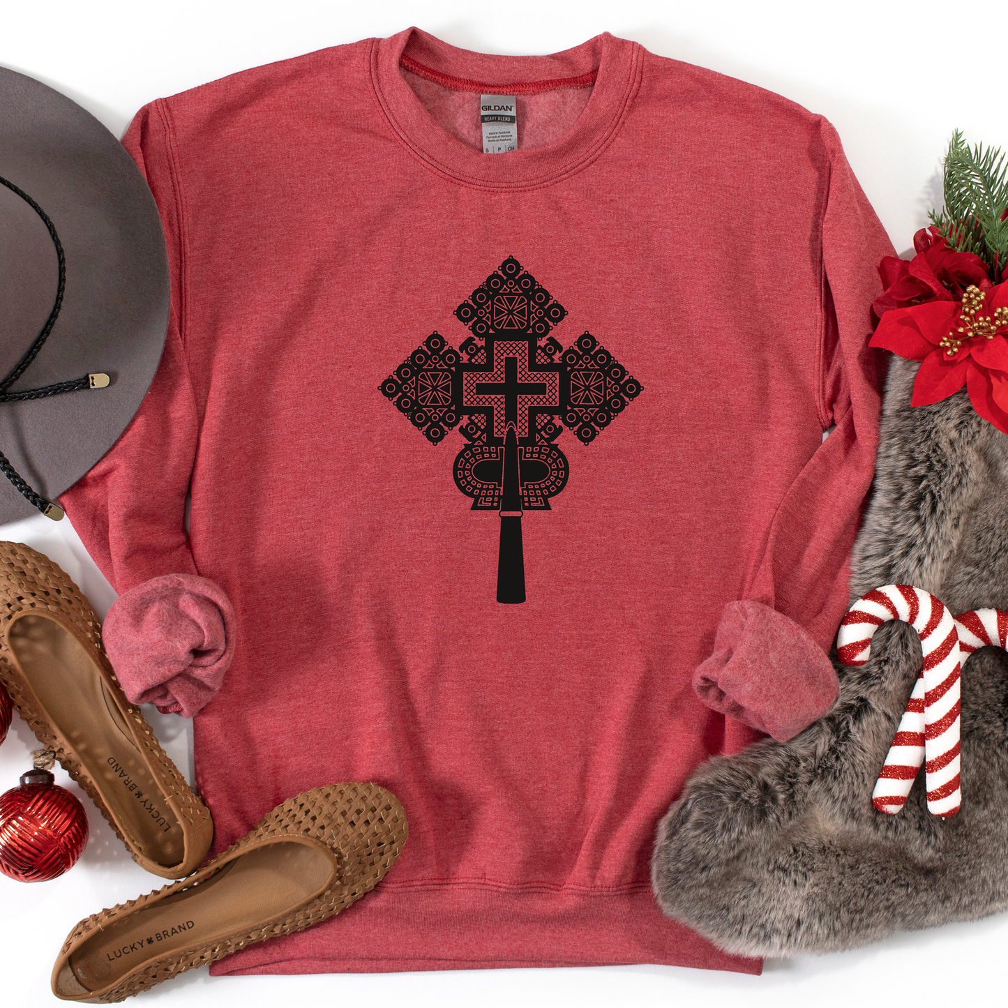 Ethiopian and Ertrian Orthodox Cross Sweatshirt