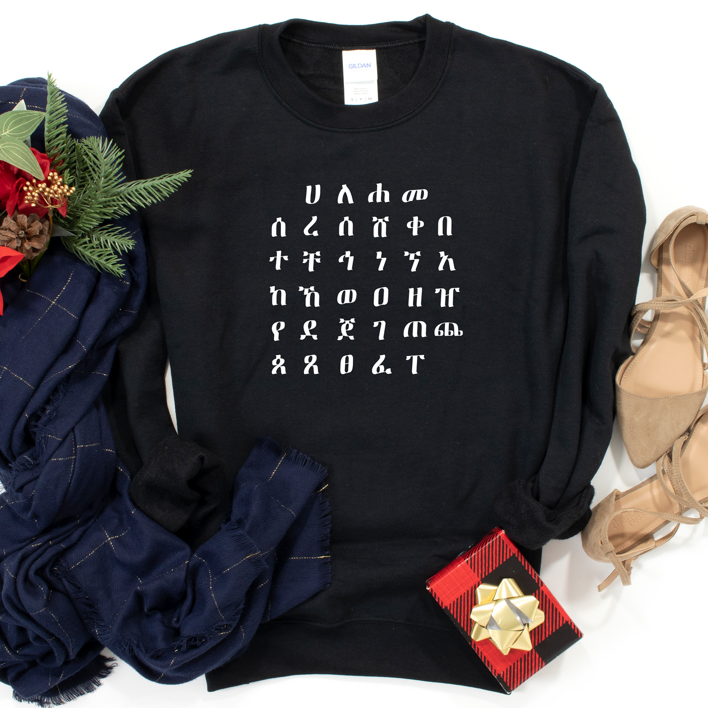 Ethiopian alphabet Sweatshirt