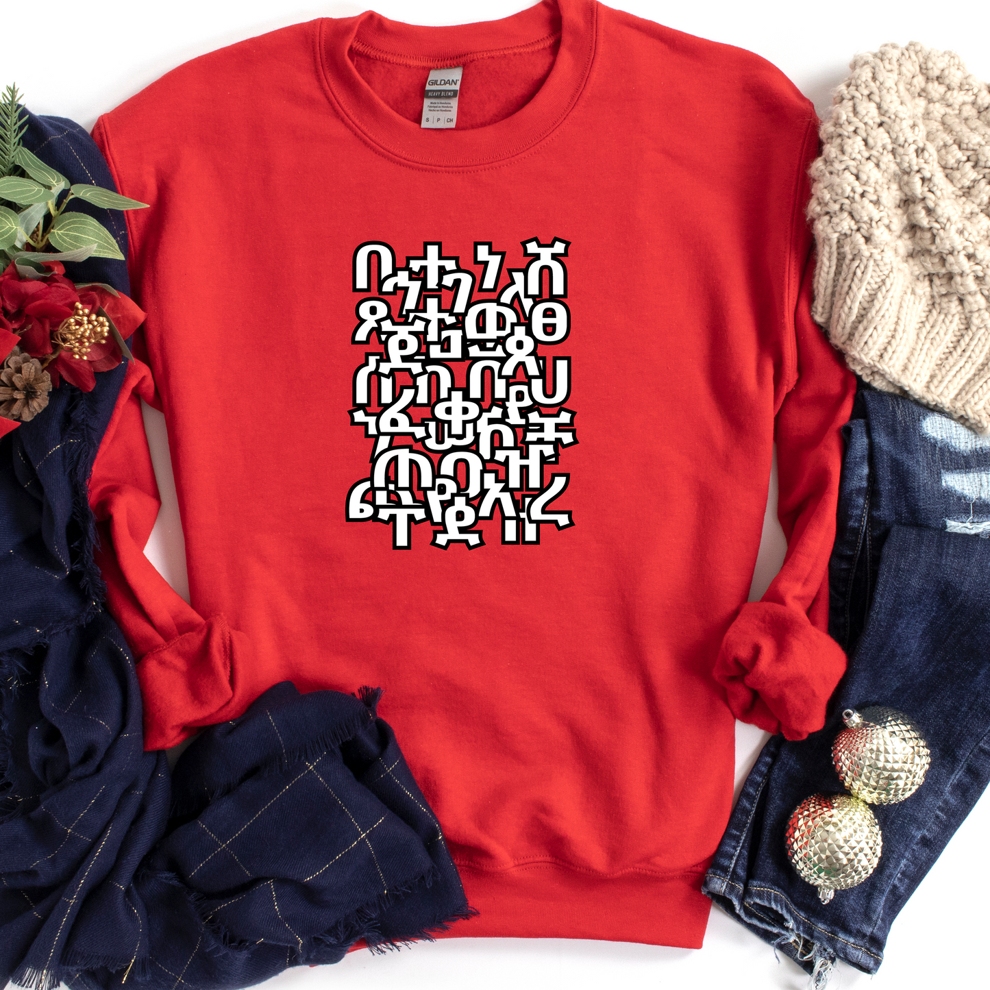 Ethiopia Alphabet Sweatshirt