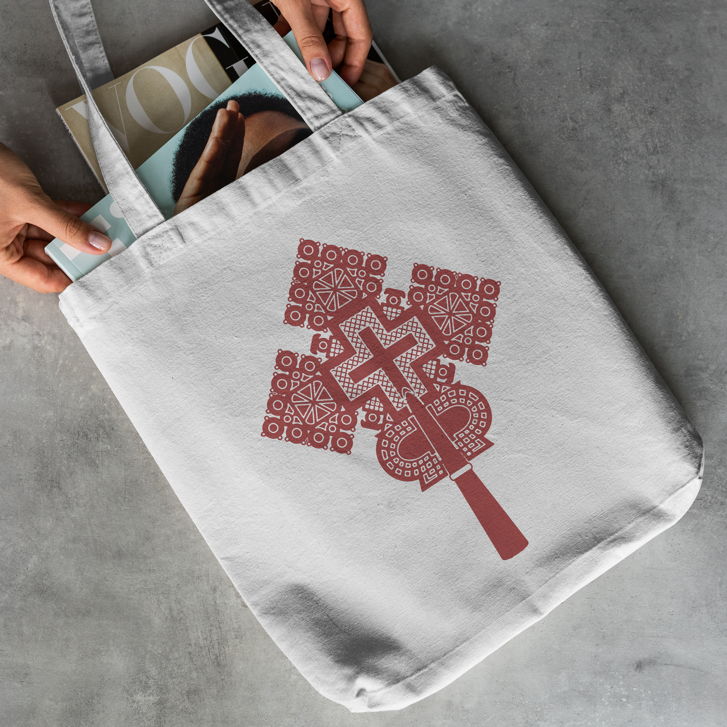 Ethiopian cross 2 Tote Bag