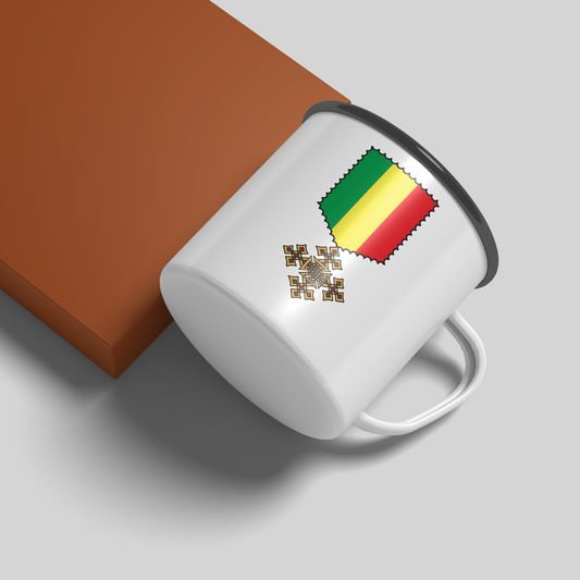 Orthodox Cross Enamel 12 oz Mugs