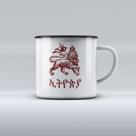 Moa Anbessa Enamel 12 oz Mugs