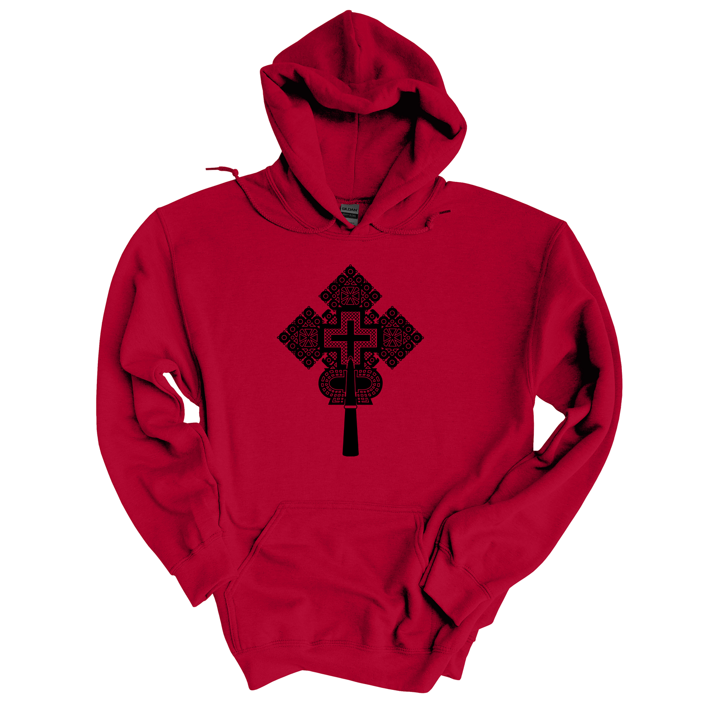 Ethiopian and Ertrian Orthodox cross  Hoodies