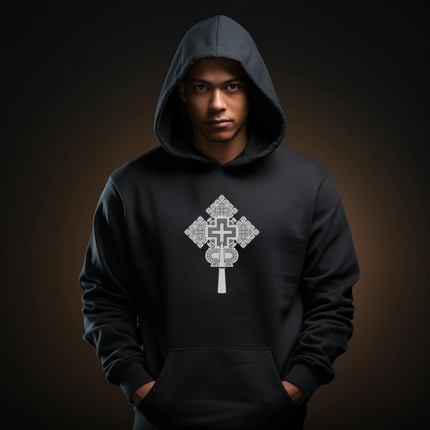 Ethiopian and Ertrian Orthodox cross  Hoodies
