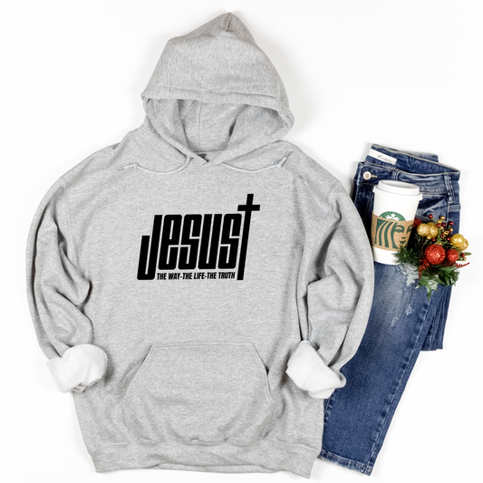 Jesus is the way Hoodies