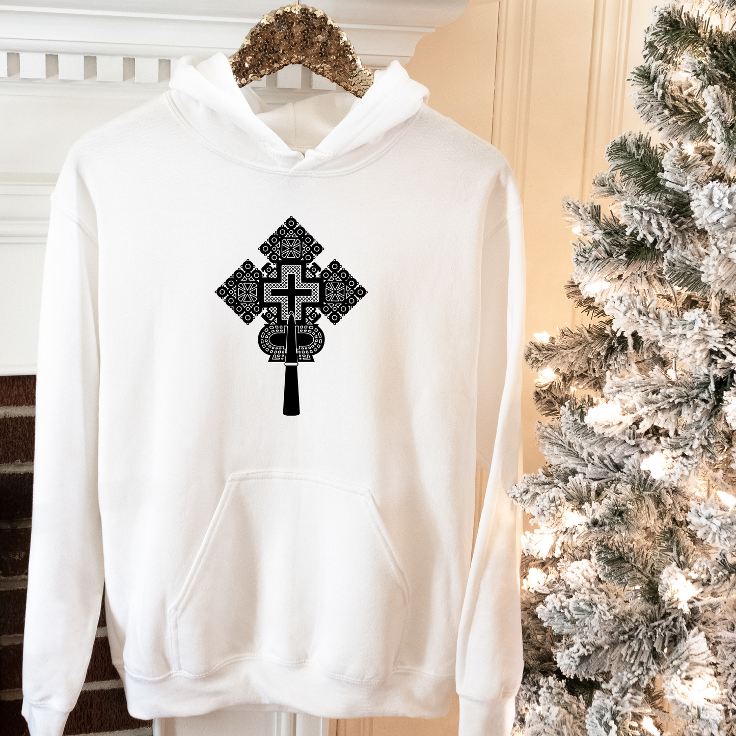 Ethiopian and Ertrian Orthodox cross  Hoodies