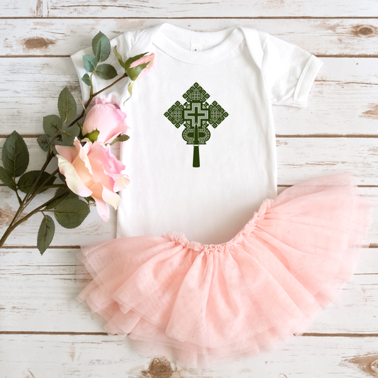 Cross Ethiopian infant - Baby Onesies