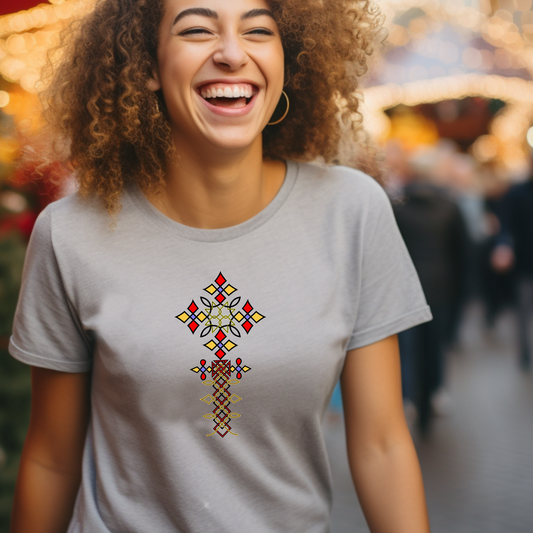 Ethiopian Eritrean Cross 2 unisex T-Shirt