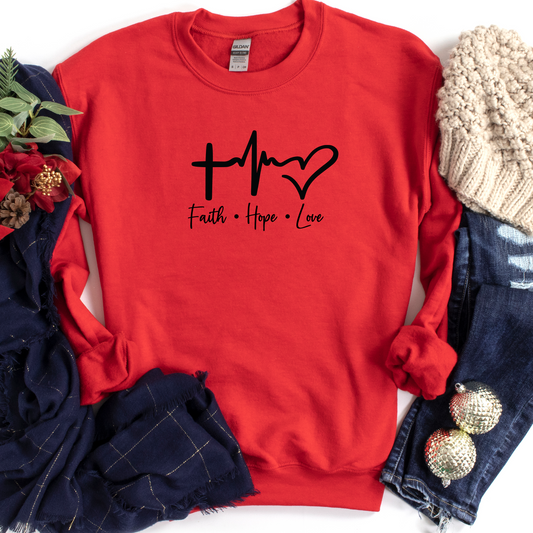 Faith Hope Love Sweatshirt