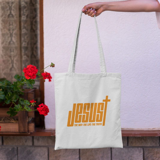 Jesus is the way Tote bag