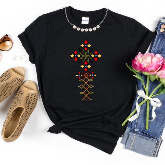 Ethiopian Cross unisex T-shirt