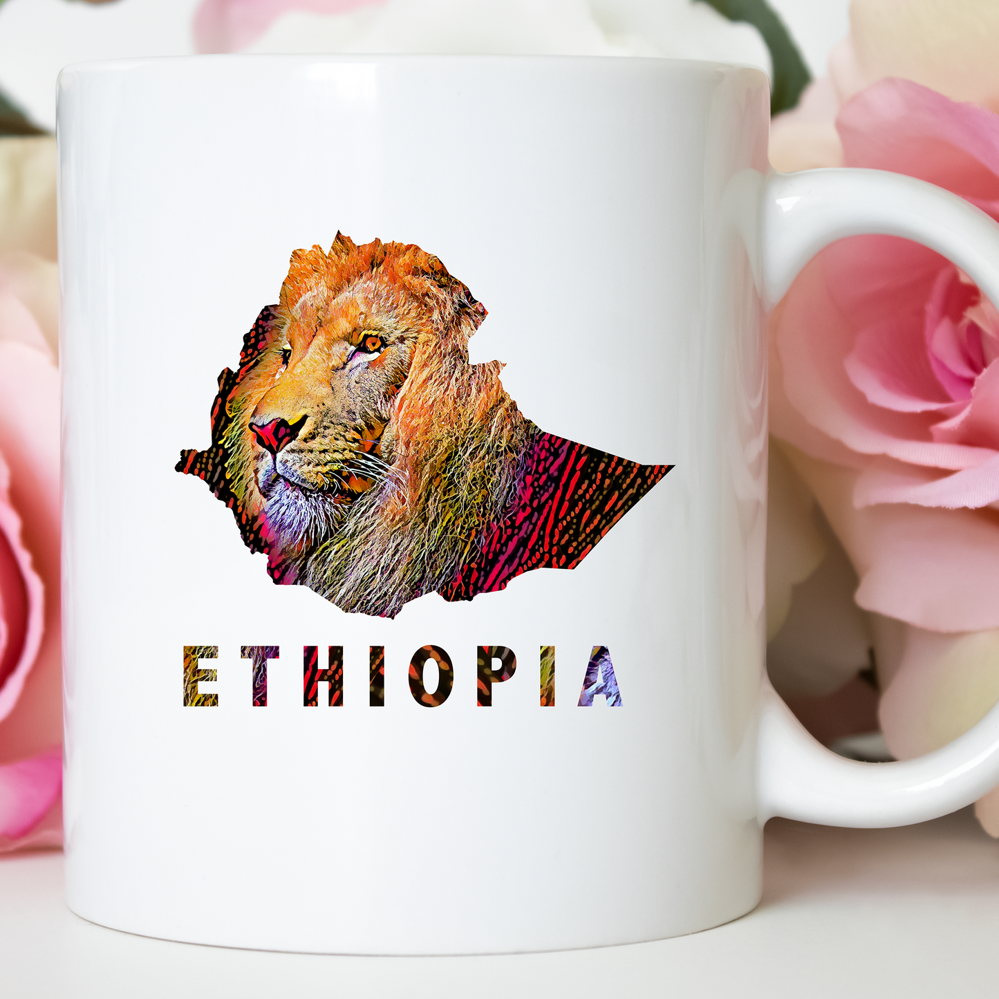 Ethiopian Lion  11oz Ceramic Mugs