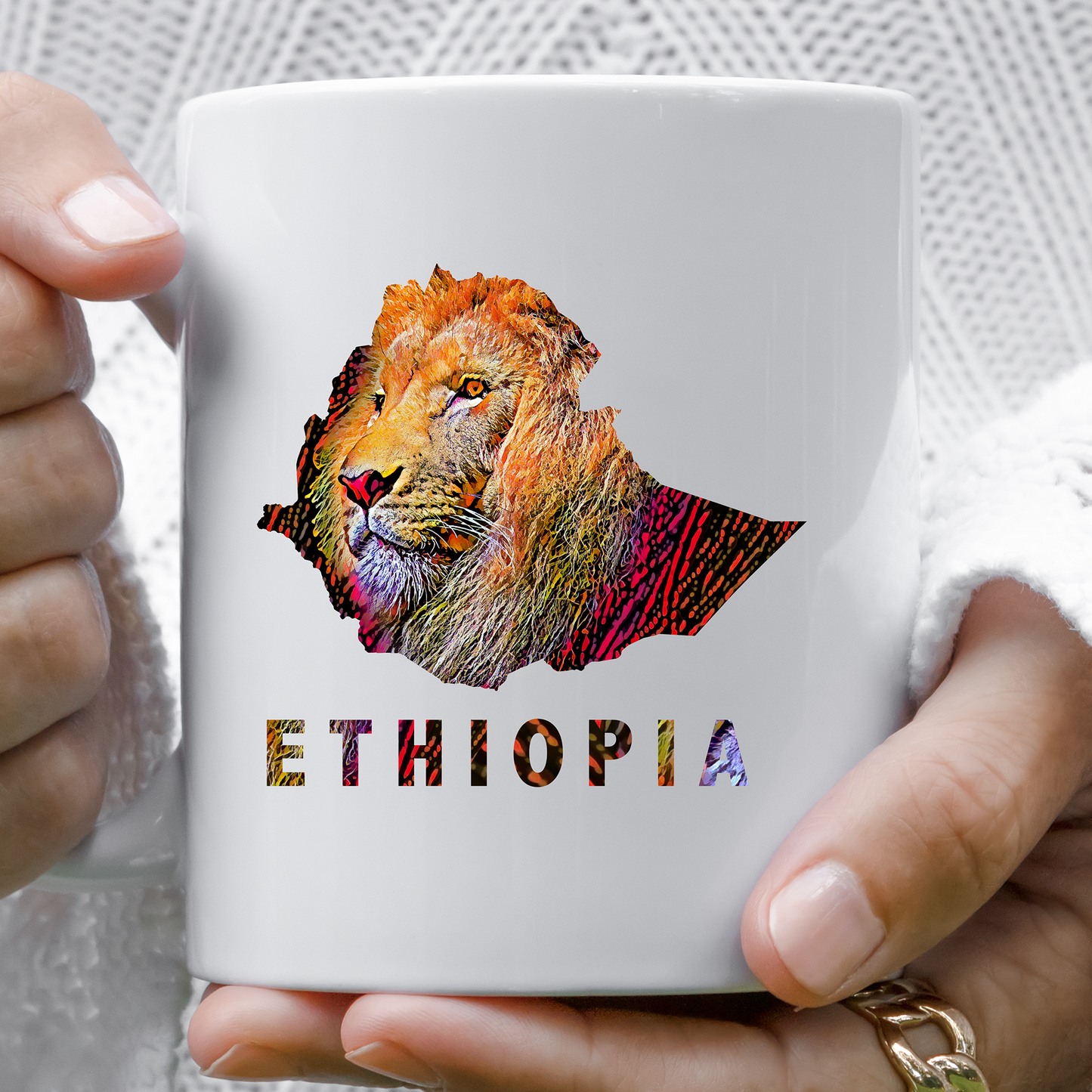 Ethiopian Lion  11oz Ceramic Mugs