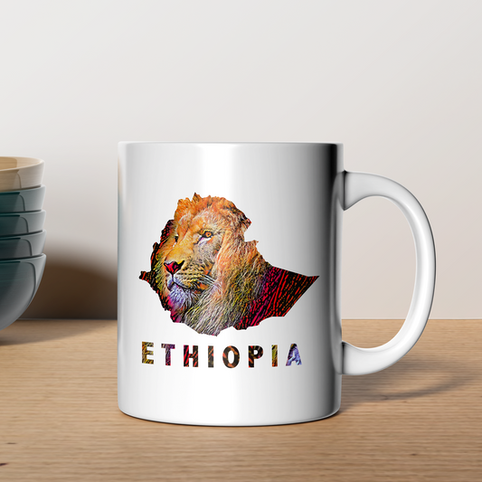 Ethiopian Lion 11oz Ceramic Mugs