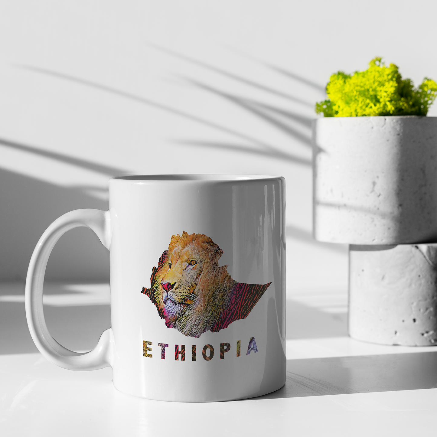 Ethiopian Lion  11oz Ceramic Mugs