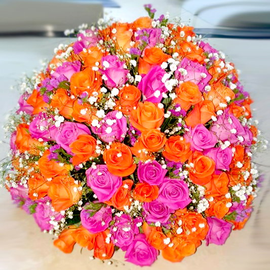 Spring flower arrangement