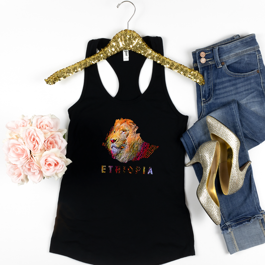 Ethiopia Lion Ethiopian unisex Tank Top